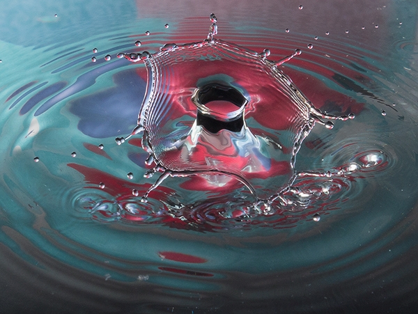 Different View of Water Drop Collision
